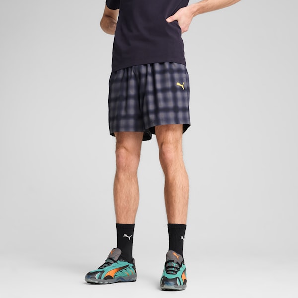 ROAD TO UNITY Men's Relaxed 6" Woven Shorts, New Navy-AOP, extralarge